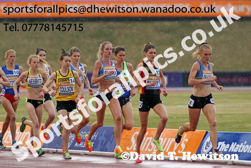 Womens 5000 metres, Sainsbury's British Champs, Alexander Stadium, Birmingham. Photo: David T. Hewitson/Sprts for All Pics